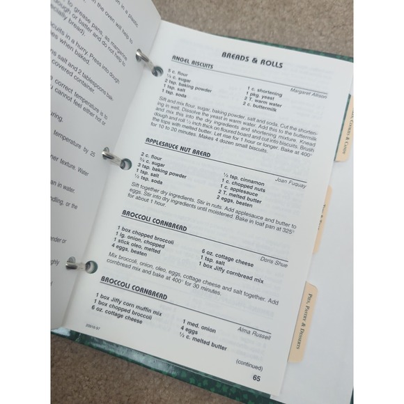 UMW Of First United Methodist Church Spiral Cookbook Elon College, N.C.   1997 - Picture 7 of 13